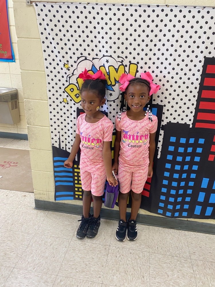 Pictures of students and faculty dressing with a twin or even a  triplet!