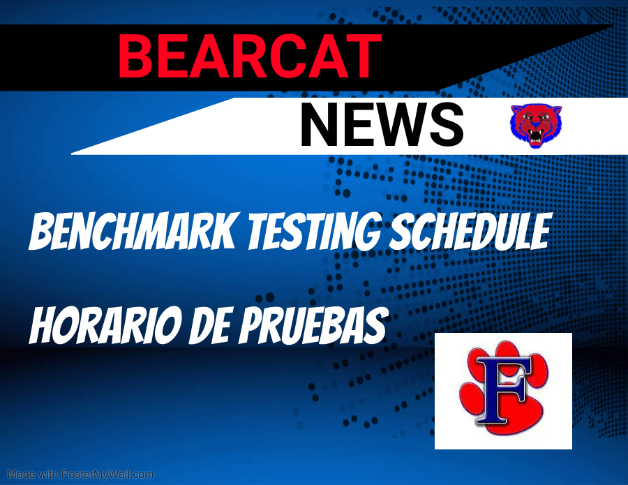 Benchmark Test Schedule (Horario de pruebas)