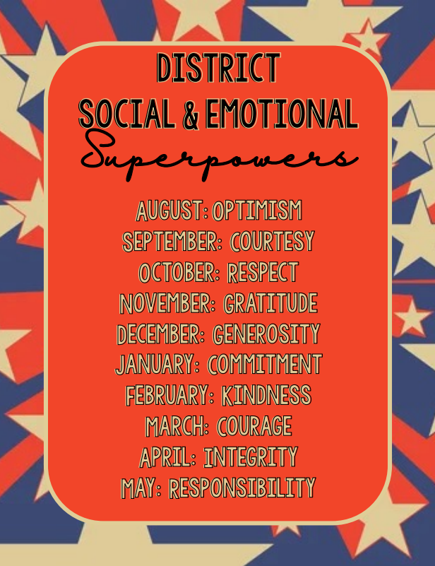 FMSD Social & Emotional (SEL) Superpowers