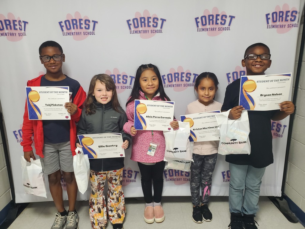 FES October Students of the Month