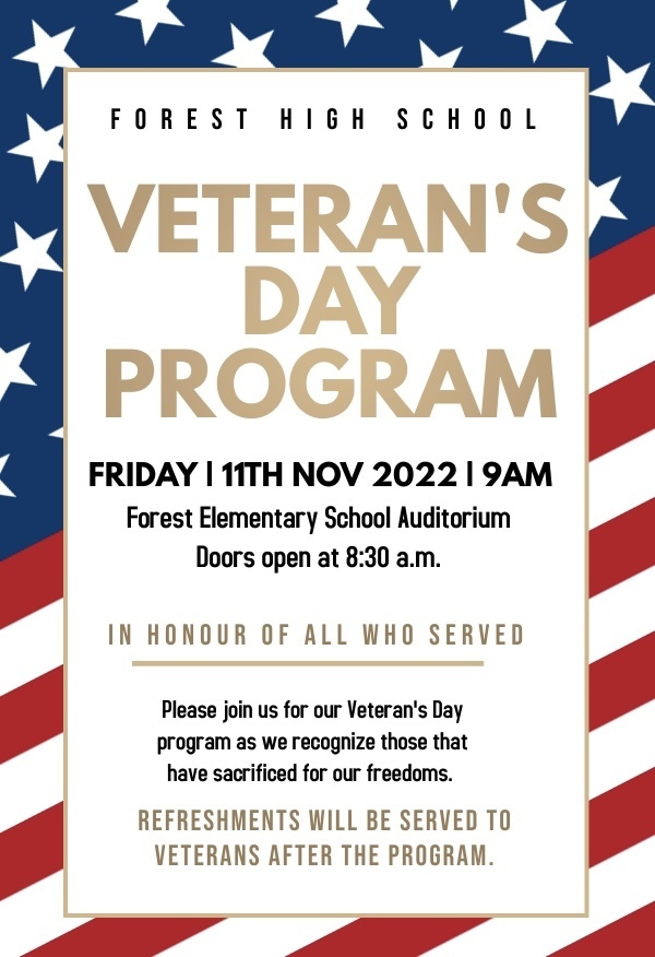 FHS Veterans Day Program