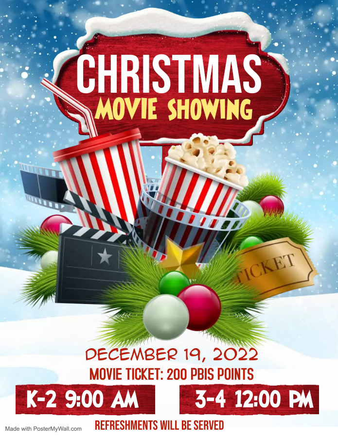 Christmas Movie Showing at FES!