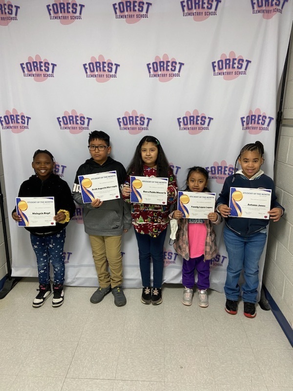 Students of the Month for January